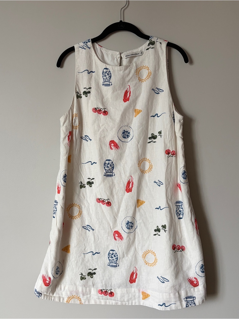 Mediterranean Icon Linen Mini Dress